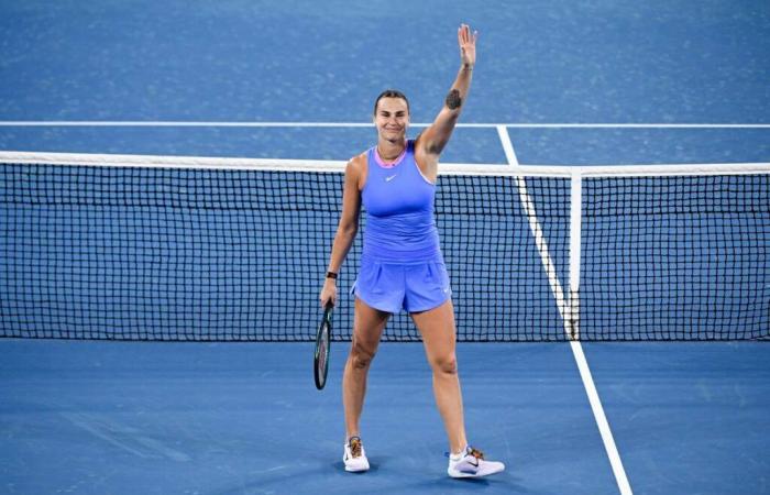 Tennis: Aryna Sabalenka, without trembling, passes the half in Brisbane