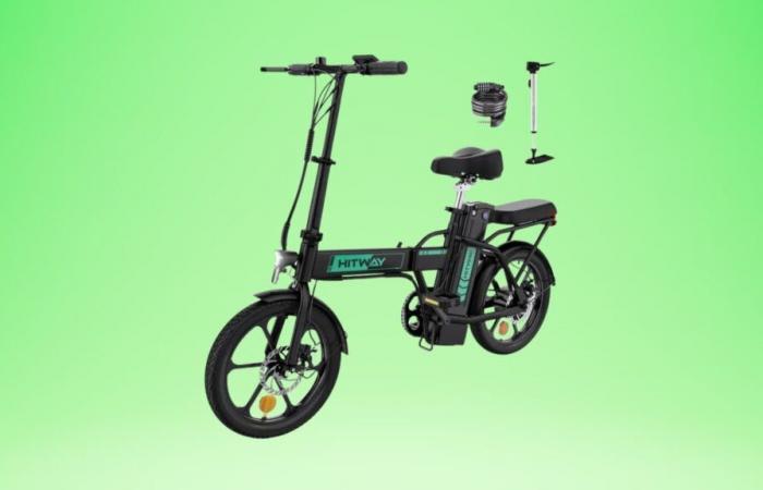 This folding electric bike is at a crazy price on the Cdiscount website