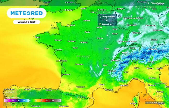 our maps confirm a spectacular drop in temperatures in France! How far will they go?