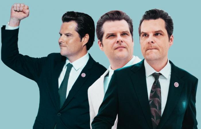 MAGA extremist Matt Gaetz has a new face