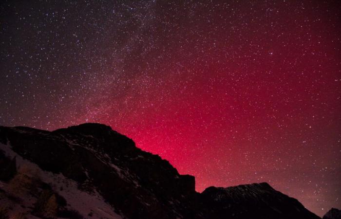 Aurora Borealis seen over Central Europe