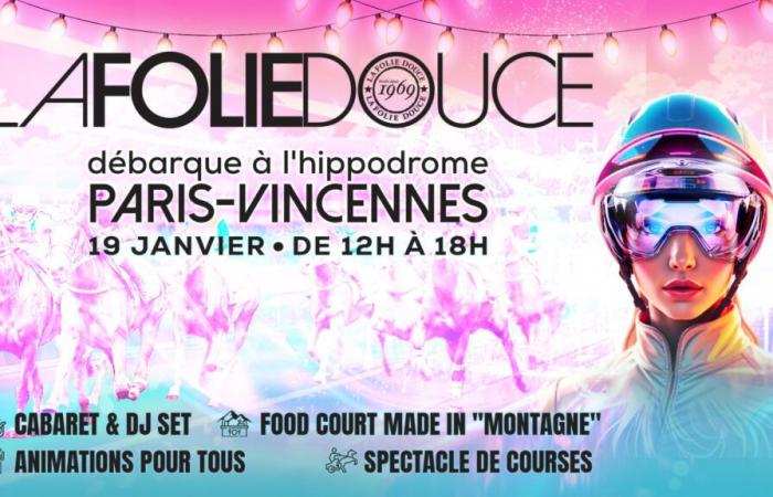 From the summit of the Alps to the Vincennes piste: vibrate to the rhythm of Folie Douce! 100% FREE