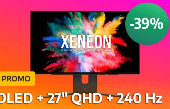 Corsair Xeneon 27QHD240: With the promotion on this 240 Hz OLED gaming PC screen, you will benefit from excellent quality at a knockdown price!