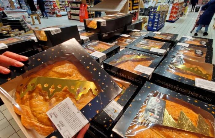 Colmar and surrounding areas. The Galette des Rois boosts sales in supermarkets