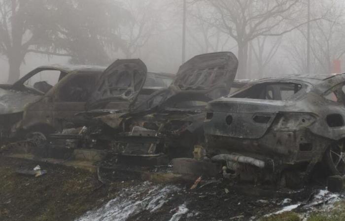 Metropolis of Lyon. Cars burned for New Year's Eve because of the Crit'Air 3 ban?