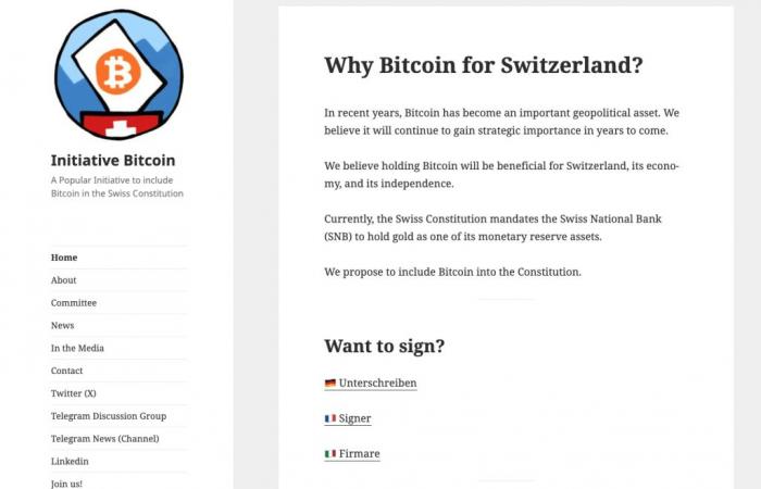 Bitcoin, the future reserve asset of the Swiss national bank?