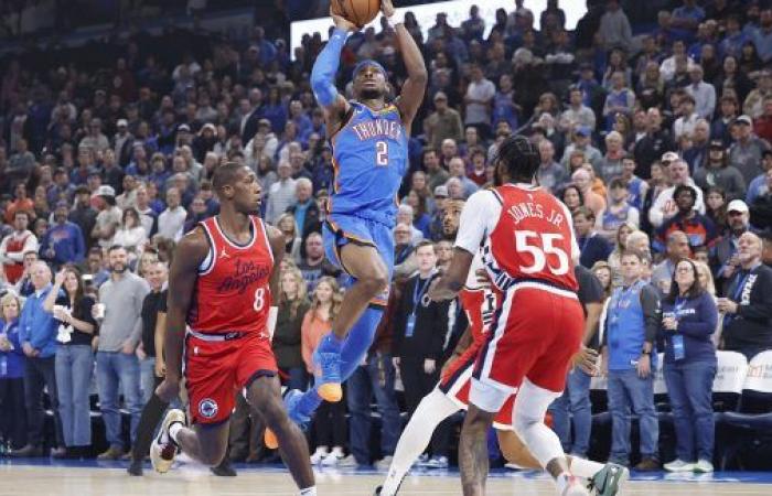 New record for the Thunder with a 13th victory in a row • Basket USA