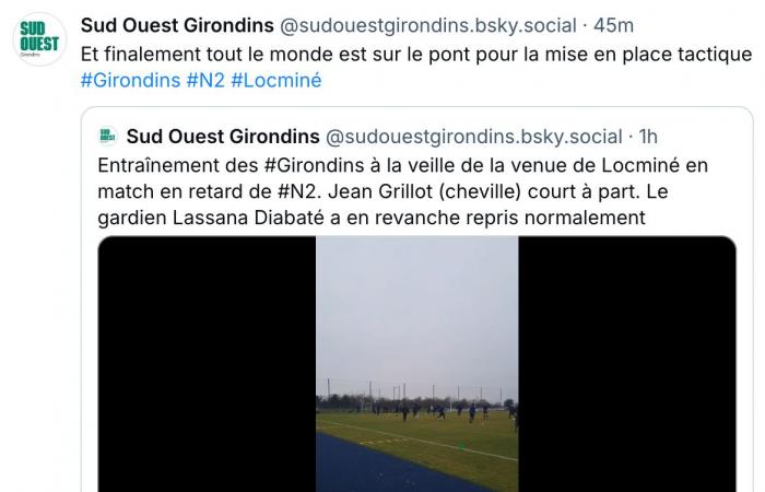 Girondins: Lassana Diabaté and Jean Grillot resume collective training