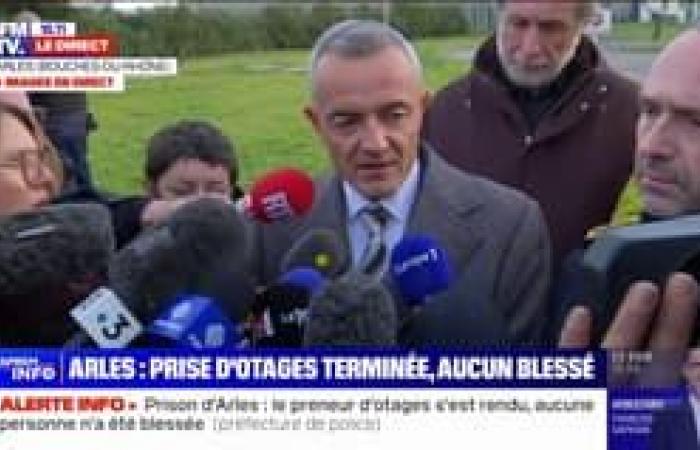 the press briefing from the Bouches-du-Rhône authorities