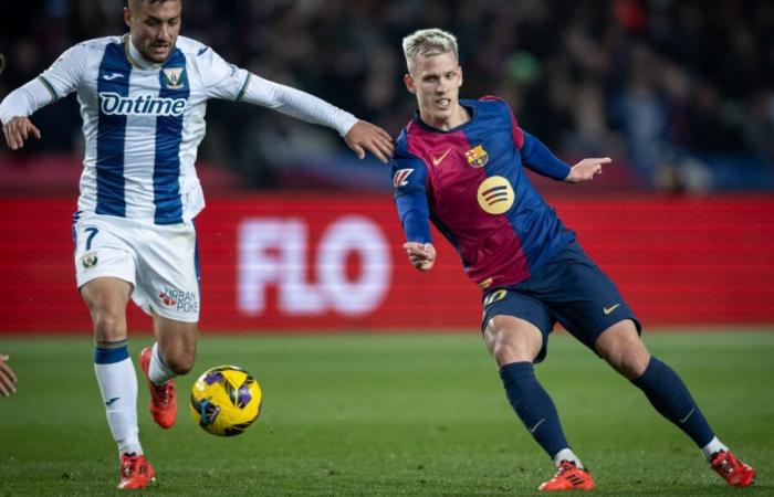 the update of Dani Olmo’s agent on his future at Barça