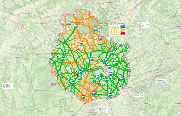 Weather conditions in Côte-d'Or: vigilance and caution on the roads