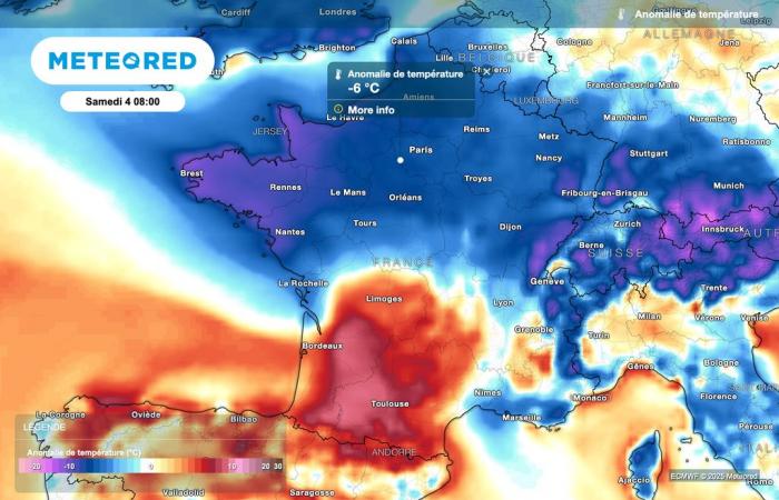 our maps confirm a spectacular drop in temperatures in France! How far will they go?