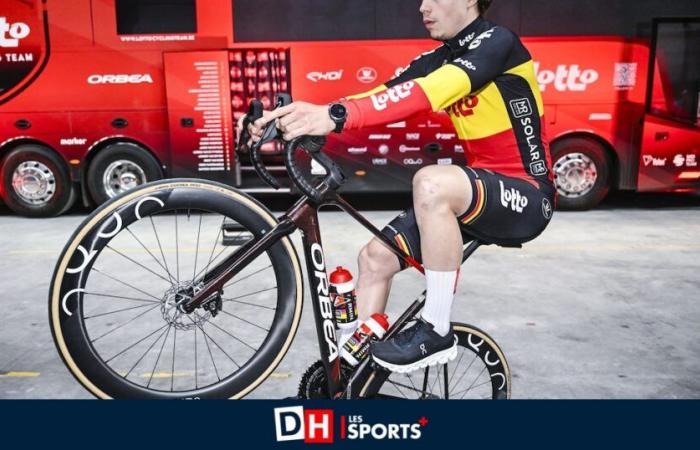 “Winning Het Nieuwsblad with the black-yellow-red jersey”: Arnaud De Lie talks about his winter preparation in the sun and his ambitions