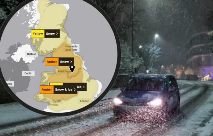 Derby braced for weekend snowfall