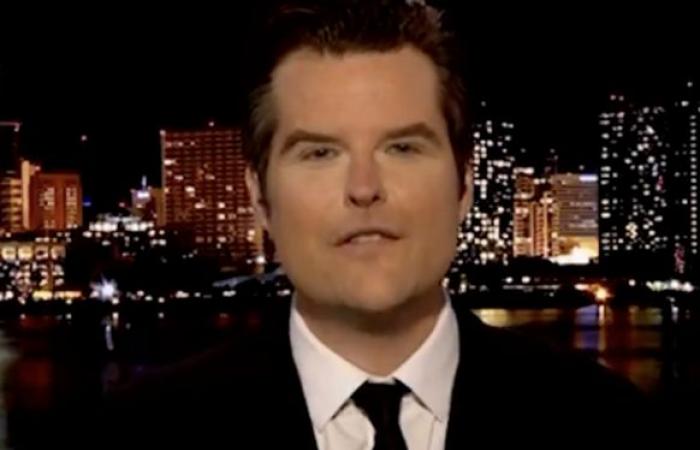 MAGA extremist Matt Gaetz has a new face