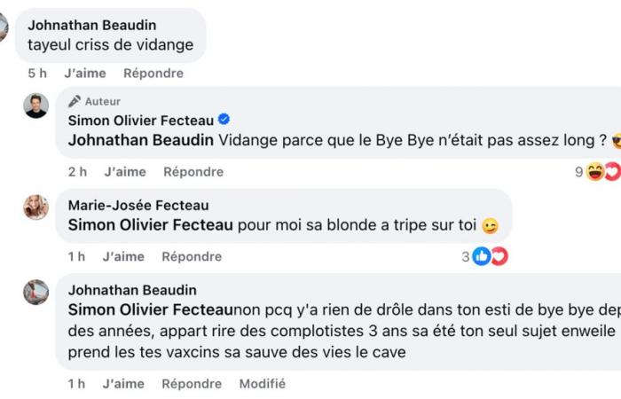 Simon Olivier Fecteau breaks the silence after criticism of Bye Bye