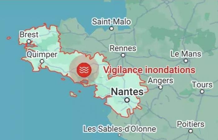 Weather: flood alert for part of France including Loire-Atlantique and Finistère