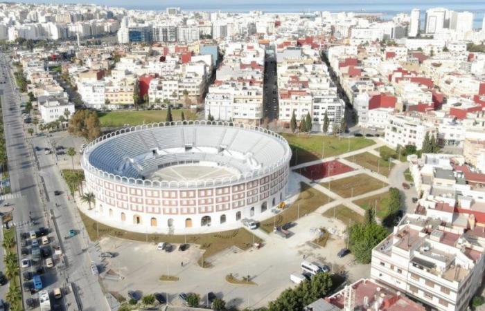 Tangier: seen from the sky, this is what the Plaza de Toros looks like after its renovation