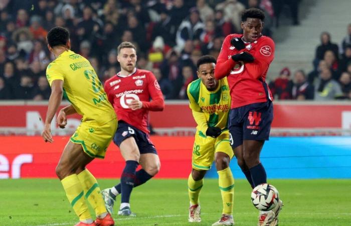 Lille starts the year with a disappointing draw against Nantes (1-1)