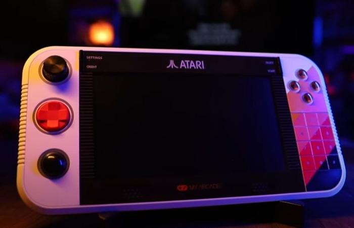 This historic video game manufacturer launches its first portable retrogaming console, the Gamestation Go