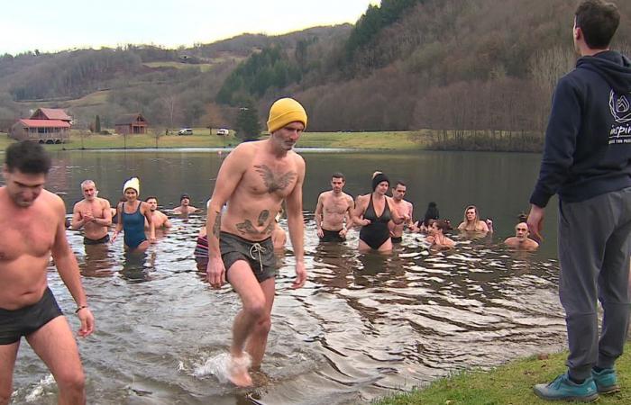 the frozen experience of the cold festival in Cantal