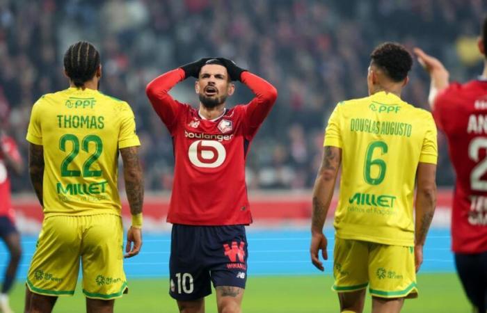 LOSC comes up against Nantes and misses getting on the podium