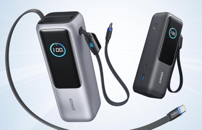 Anker Power Bank with integrated retractable cable is now available in Europe