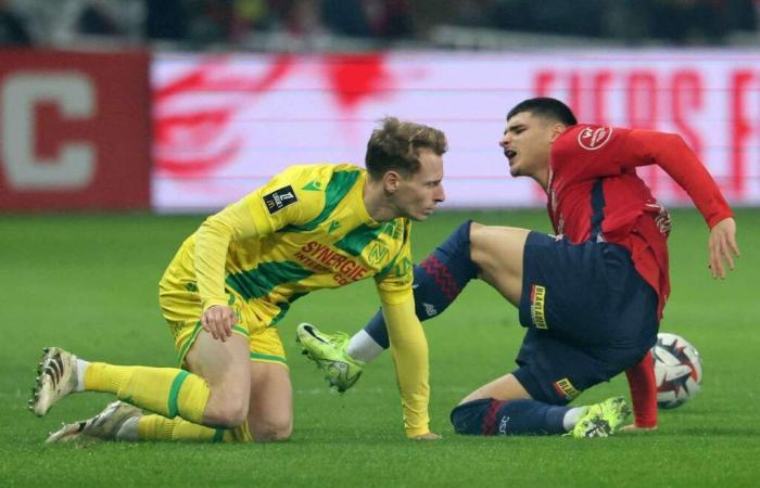 Ligue 1: After leading the score, Lille loses two points at home against Nantes