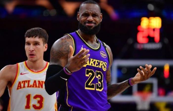 LeBron James and the Lakers, calm bosses against the Hawks • Basket USA