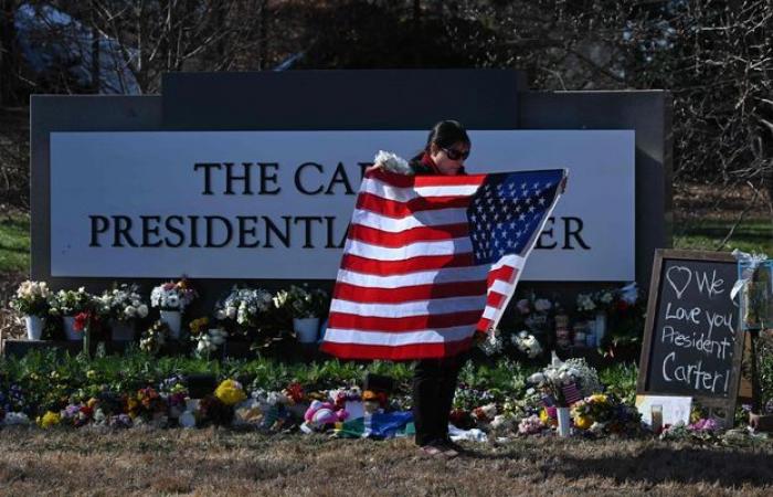 United States: the tribute to Jimmy Carter began at his home in Georgia