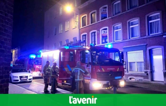 Fire broke out in a three-story building in Verviers: two people were taken to hospital