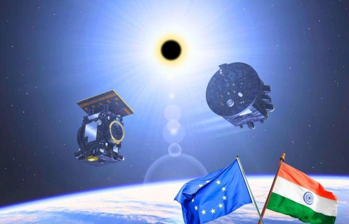 this alliance between Europe and India gives birth to this incredible technology which creates artificial eclipses to solve this mystery of our solar system