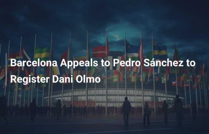 FC Barcelona calls on Pedro Sánchez for the registration of Dani Olmo