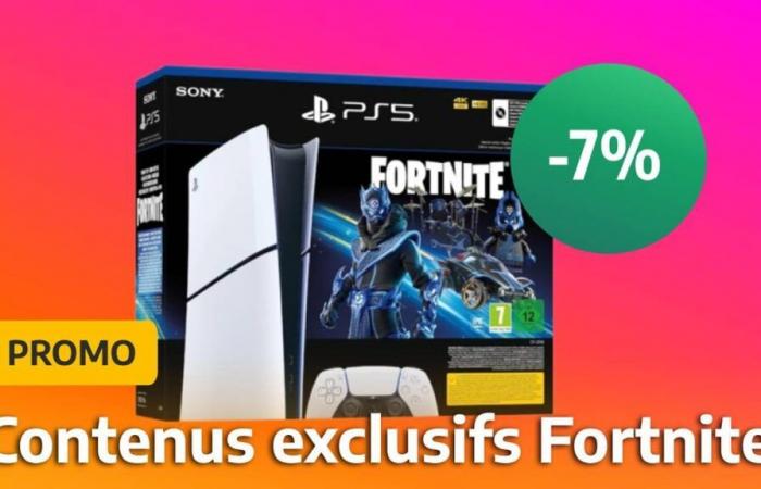 PS5 Slim digital: first price drop of the year for the Fortnite Cobalt Star pack