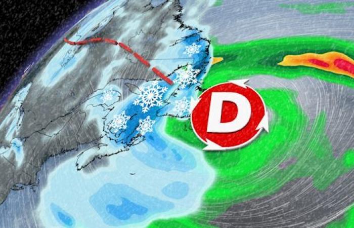 Weather bomb: up to 20 cm of snow and gusts of 100+ km/h for these regions