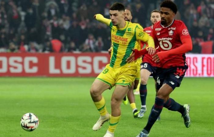 Trailing, Nantes wins a draw on the Lille pitch in Ligue 1