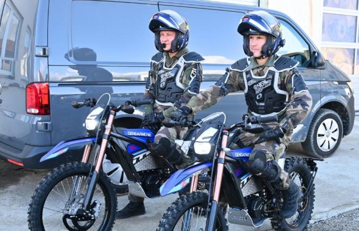 In Corsica, gendarmes ride electric motorcycles