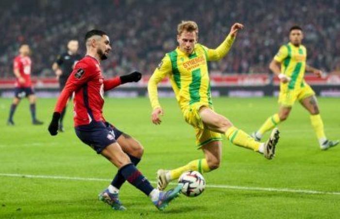 Lille gives up two points against Nantes