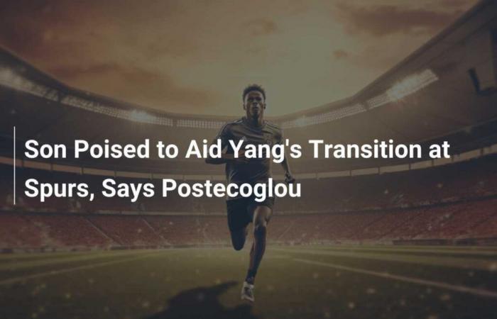 Son ready to help Yang with Spurs transition, says Postecoglou