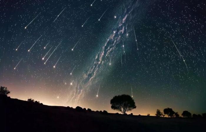 the first shooting stars of the year light up the Vietnamese sky