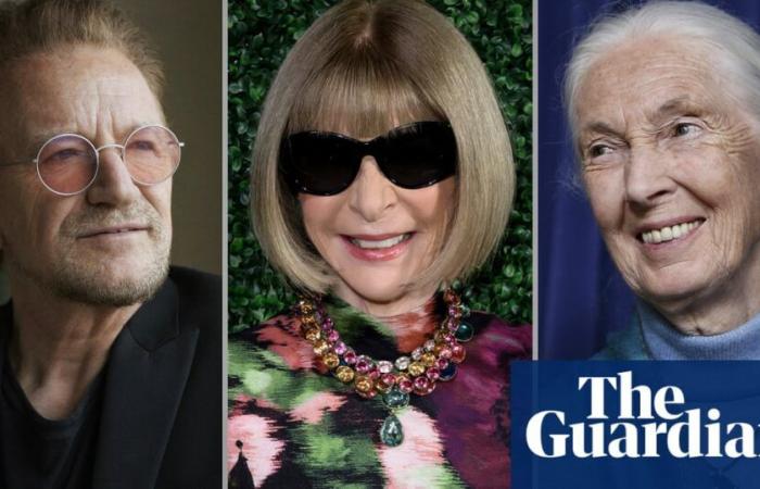 Bono, Anna Wintour and Jane Goodall receive Presidential Medals of Freedom | US politics