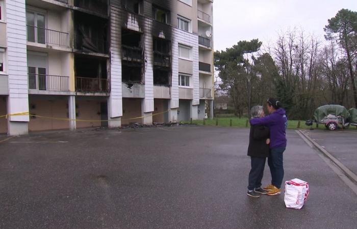 after the fire in their building, these residents receive welcome help