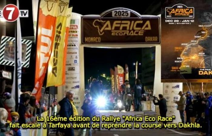 The 16th edition of the “Africa Eco Race” Rally stops at Tarfaya before resuming the race towards Dakhla. – Le7tv.ma