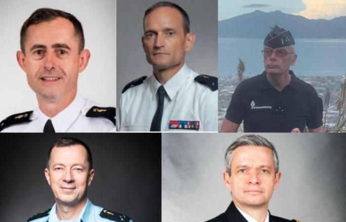 New heads for the DOE, the Ile-de-France, Nouvelle-Aquitaine, Brittany regions, and the Overseas Gendarmerie