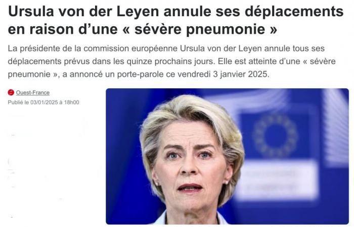 Der Leyen suffering from pneumonia? Well done! – Republican resistance