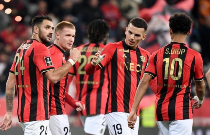 Nice takes on Rennes in a lively match to kick off the year