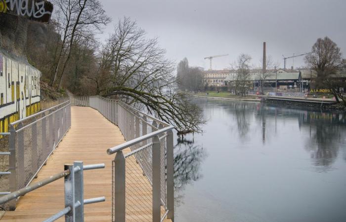 Geneva: a new footbridge to travel along the Rhône