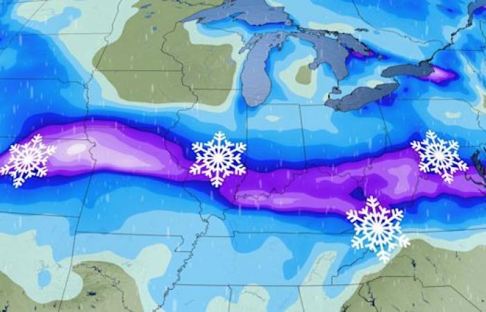 Snow and ice: millions of Americans threatened by their first storm