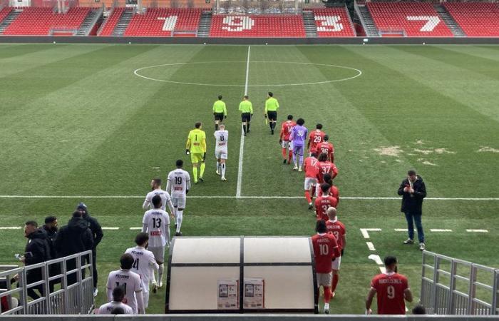 Football: a goalless friendly match between Nîmes and Fréjus Saint-Raphaël (0-0)