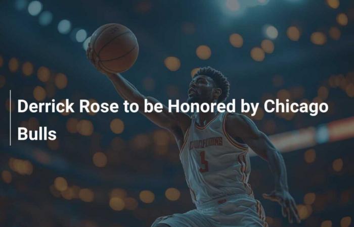 Derrick Rose honored by the Chicago Bulls